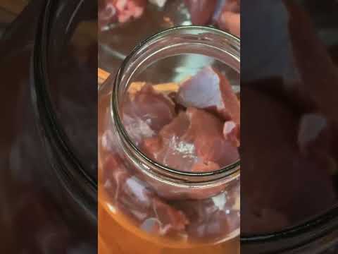 طريقه تحضير اللحم وطهيهي في قنينه الزجاج والاحتفاظ به لفصل الشتاء المرجو زياره القناه