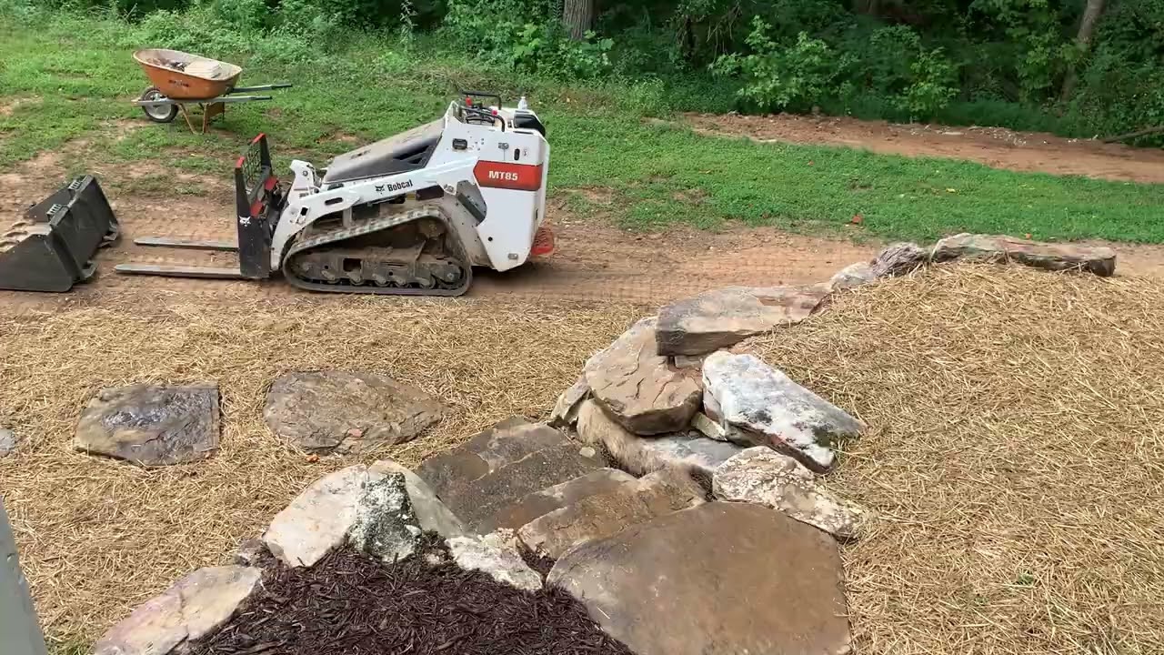 Patio de piedra flagstone caminos escalones vardas 