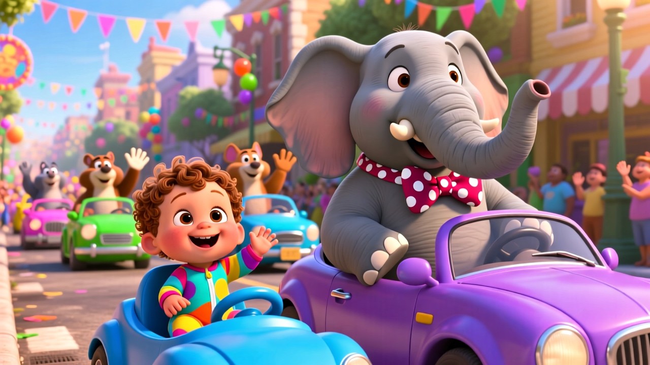 Let’s Learn with Baby Car 🚗 | Fun Learning & Play for Kids | Toddler Adventure Video