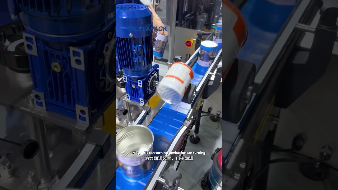 Levapack Tin Can Cleaning And Sealing Production Line