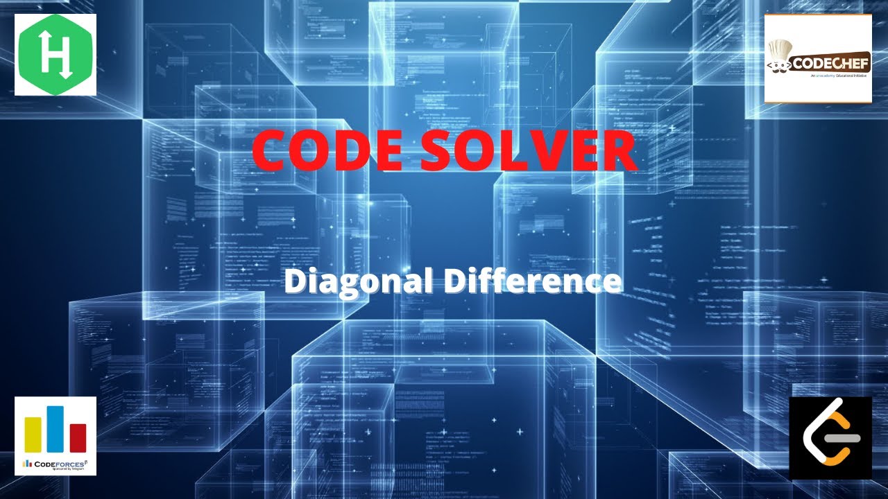 Diagonal Difference || Hackerrank || Problem Solving(C++) - YouTube