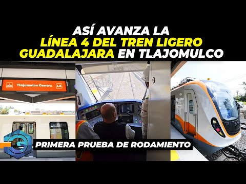 Progress on Guadalajara Light Rail Line 4 in Tlajomulco | First Rolling Test