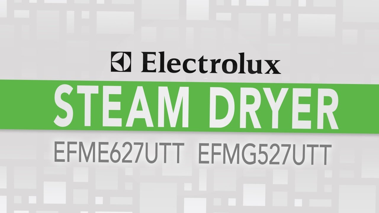 Electrolux Perfect Steam Dryer - EFME627UTT EFMG527UTT - YouTube