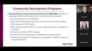 April 2025 RHN video   Wisconsin Economic Development Corporation WEDC Housing Financing & What Does