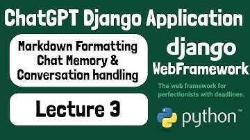 Part 3: ChatGPT Full Django Web Application - Create Conversation, Markdown Formatting