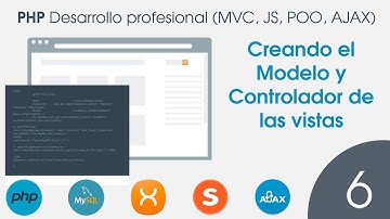 🐘 CURSO de PHP MVC POO MySQL - 06 Creando el Modelo y Controlador de las vistas