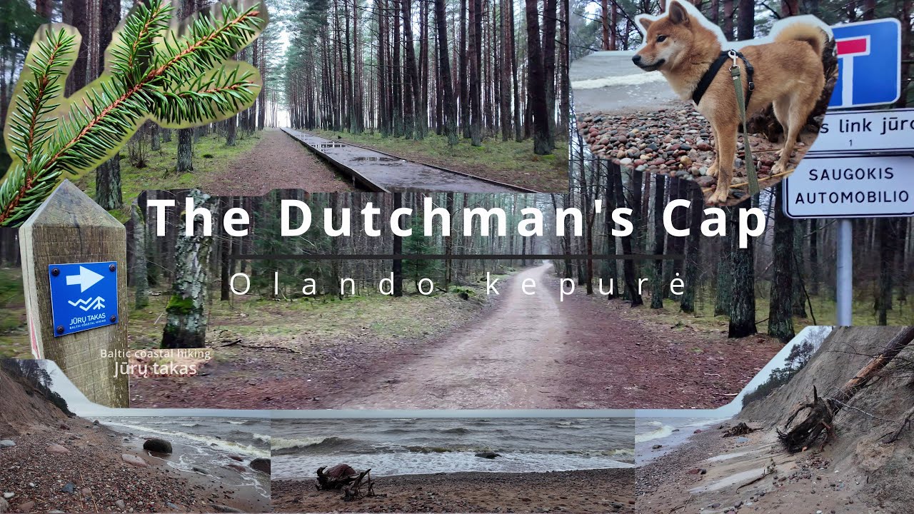 Olando kepurė - Dutchman's Cap hiking near Baltic sea Karklė/Klaipėda 2024 Feb - Full Experience 4K