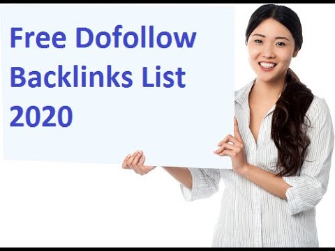 Free Dofollow Backlinks List 2020 [ SEO TIPS ]