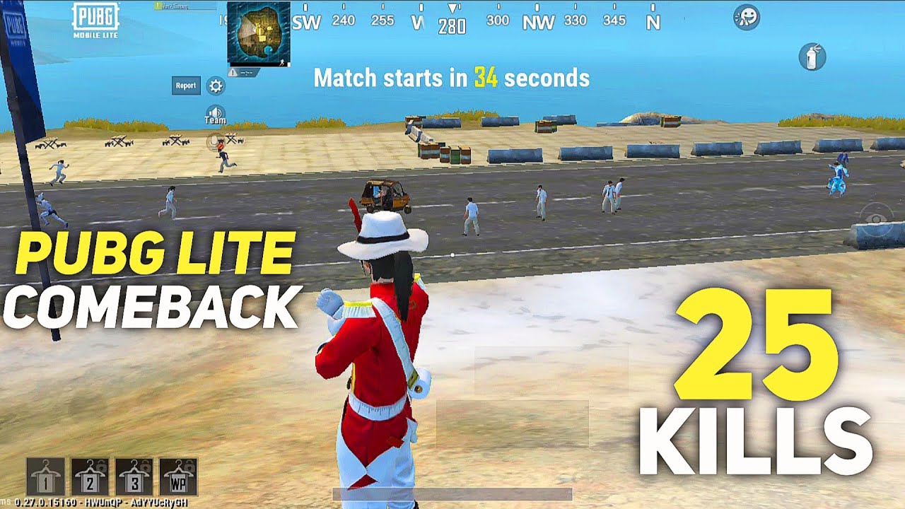 PUBG LITE SOLO VS SQUAD 🔥 1v4 CLUTCH GAMEPLAY | PUBG MOBILE LITE