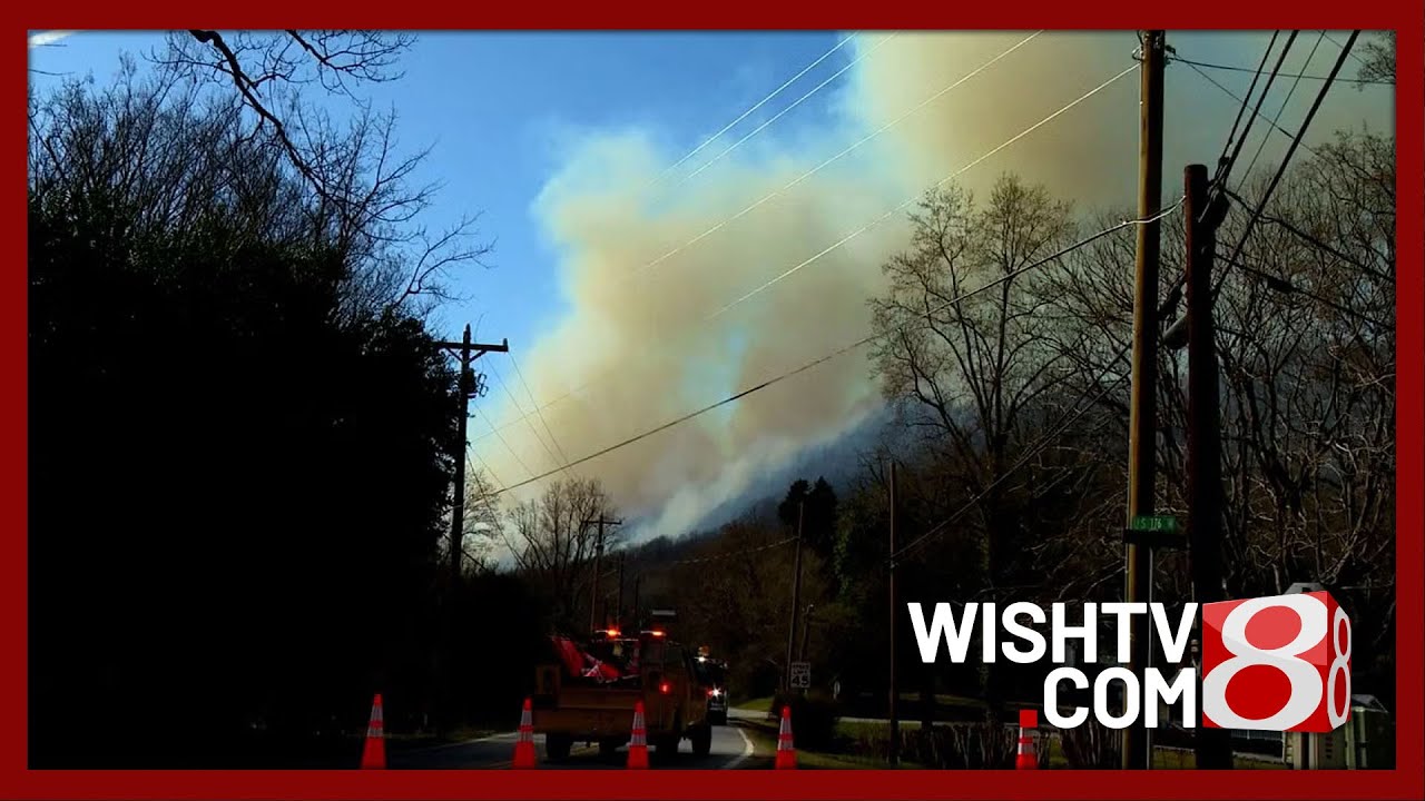 State of emergency as wildfires burn across the Carolinas - YouTube
