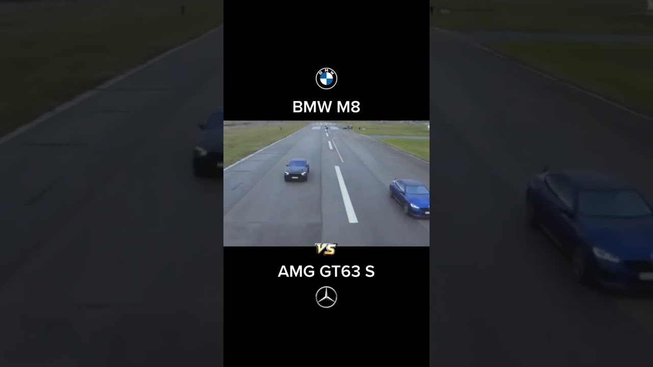 BMW M8 Competition 4.4 V8 (617cv) VS AMG GT63 S 4.0 V8 (639cv) 