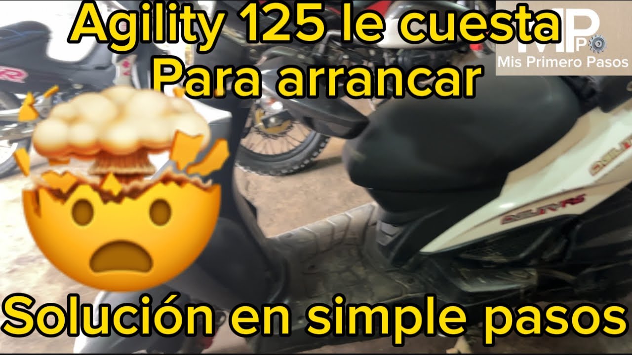 Agility 125 le cuesta arrancar y vibra la dirección. Solución