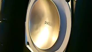 PHILIPS FLAT METAL CONE WOOFER FWB-MCM760 SLOW-MO MAXIMUM EXCURSION TEST 1-32Hz (200FPS 720p)
