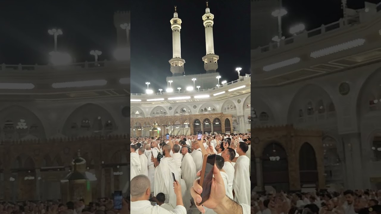 Azan Adhan Makkah Al-Mukarramah 🕋Kaaba Haram Baitullah Sharif Masjid al-Haram 🇸🇦 Madikeshwar Dharwad