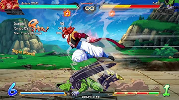 DBFZ SSJ4 Gogeta Full Screen Corner To Corner Carry Side Switch Re-Jump Solo T.O.D Combo