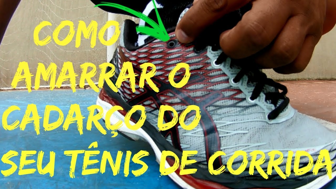 como amarrar tenis de corrida