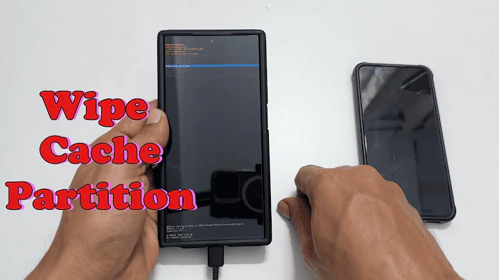 Samsung Galaxy S24 Ultra: How to wipe cache partition using Android recovery mode