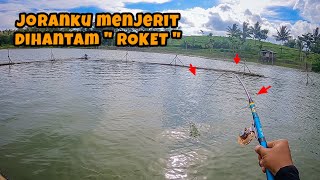 Edaan Hantaman Roket Menyiksa Joranku  Mancing Ikan Bandeng Di Waduk Karangkates