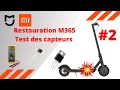 Reparation trottinette xiaomi m635 remplacement controleur  test enroulement  capteurs hall moteur