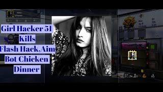 This Girl Using Hacks in Bgmi 😱|| 51 Kills | Flash Hack Aim Bot ESP | Brutal Hacker Girl  Maira.