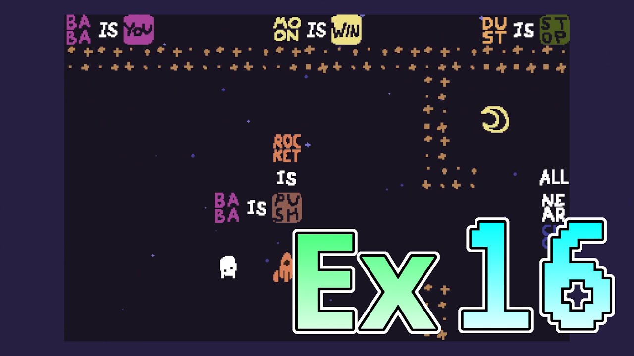 Trio Levels - Ex16 Black Hole - Hint & Solution (Baba Is You Custom Levelpack)