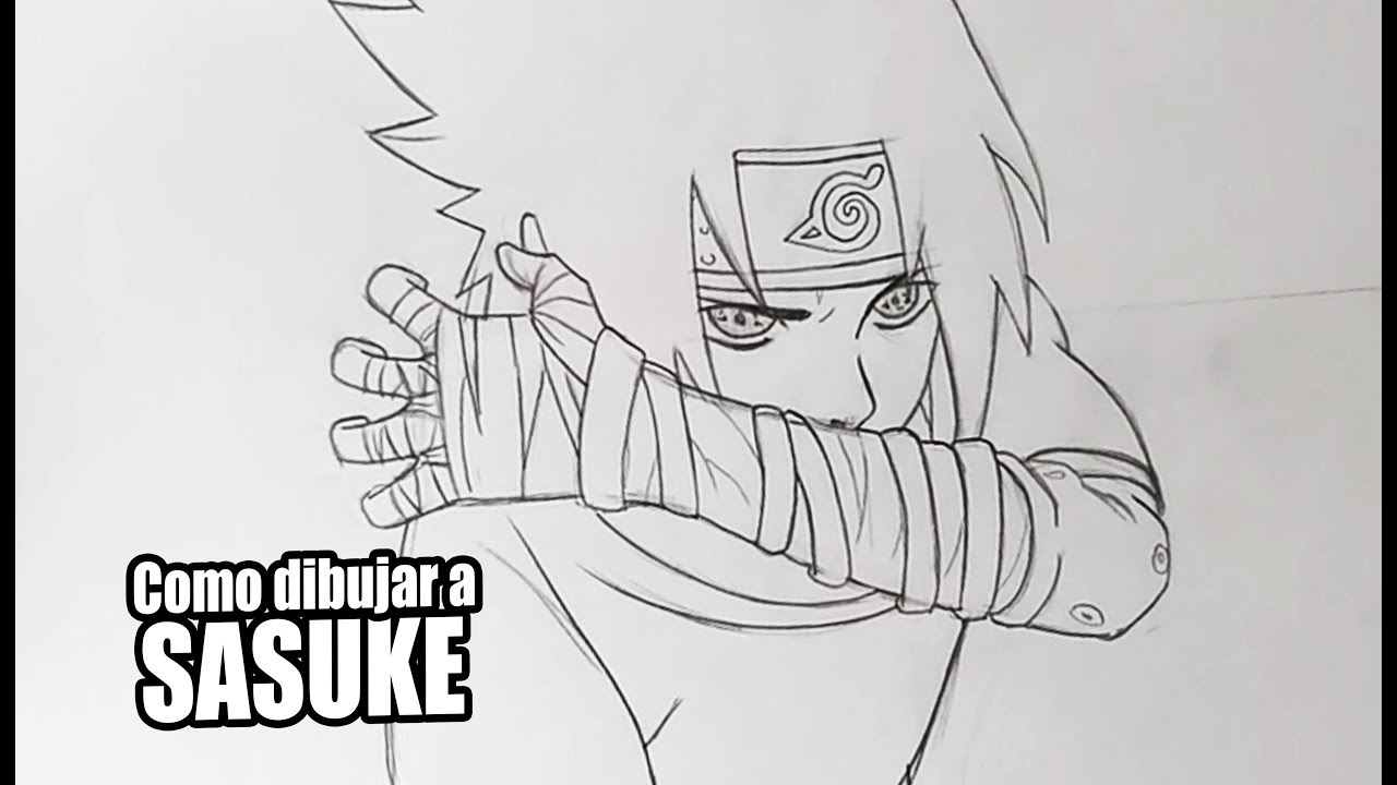 sasuke para colorir  Dibujos de naruto faciles, Cómo dibujar