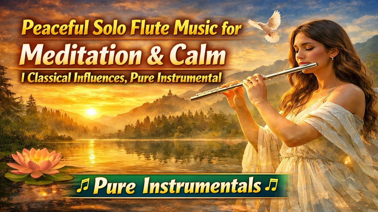 Peaceful Flute Instrumental Music | Relaxing Meditation Music | Pure Instrumentals