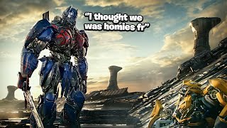 When Optimus prime tried sending BUMBLEBEE to the gulag by BlankBoy 905,165 views 11 months ago 6 minutes, 17 seconds
