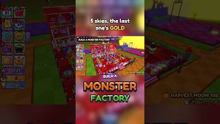 5 Server Skies, the Last One Is Gold | Build a Monster Factory Update 3 #shorts