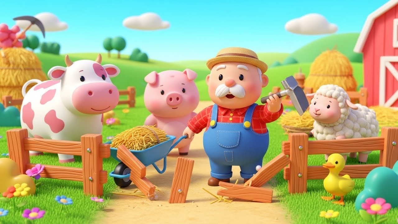 Old MacDonald’s Farm Is in Trouble Today 🚜🐮 | Fun Farm Rescue Story for Kids