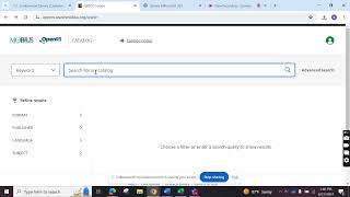 MOBIUS Catalog OpenRS Tutorial