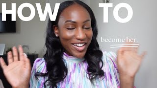✨✨ 3 STEPS TO BECOME HER ✨✨ #selfimprovement #becomingher