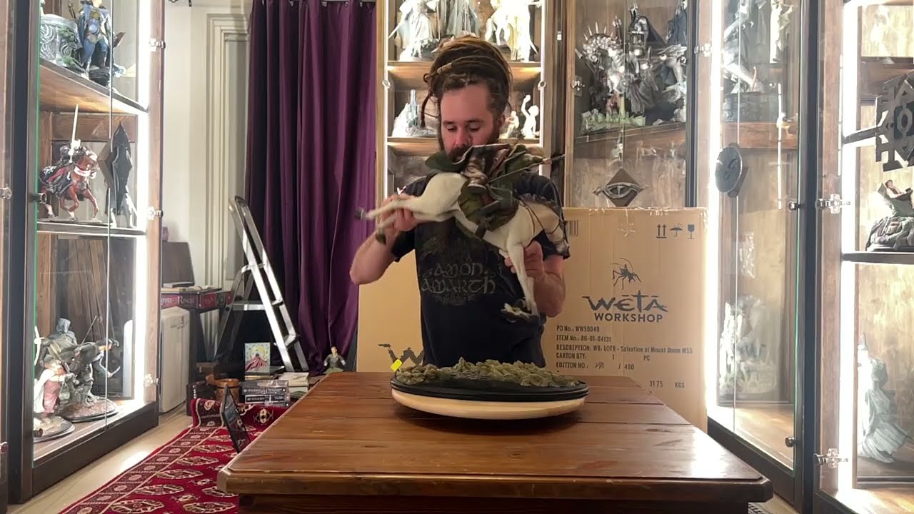 [FIN/ENG] unboxing Legolas & Gimli on Arod by sideshow / weta - rest of the week more unboxing same