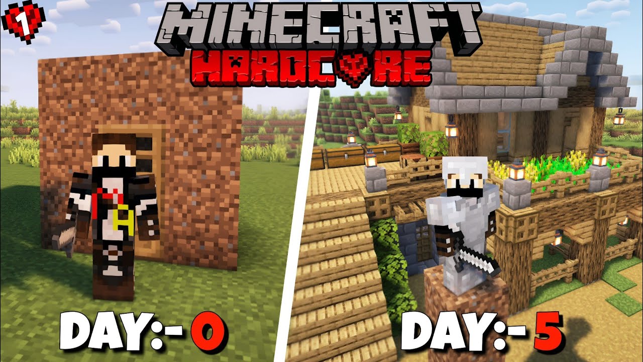 The PERFECT START to Minecraft Hardcore - YouTube