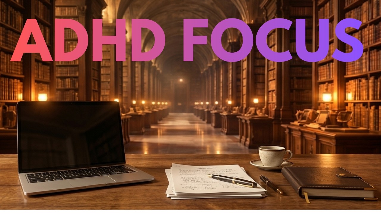 ADHD Focus Music for Studying — Calm Instrumental Soundscape - YouTube