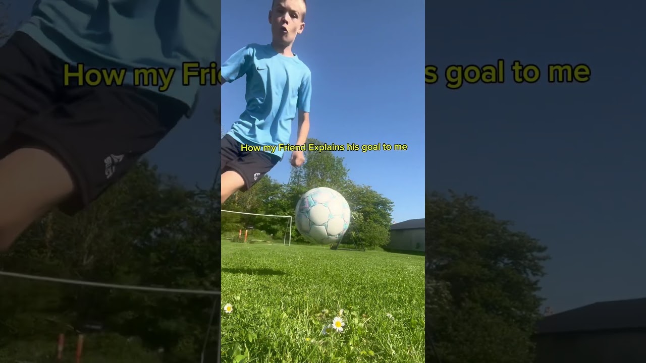 How my friend explains his goal to me⚽️👍😂 #football #funny #like #emil #skills #friends #messi