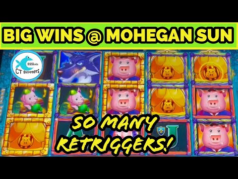 GOLD MANSIONS, 5 SYMBOL TRIGGERS, FREE GAMES! MOHEGAN SUN SLOTS ARE HOT! 🤑
