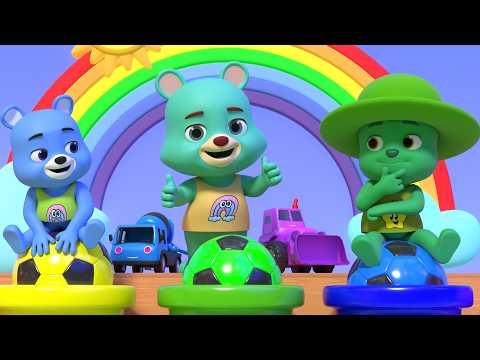 Learn Colors with Soccer Balls and More! | Compilation | Nursery Rhymes