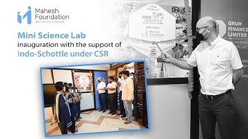 Mini Science Lab inauguration with the support of Indo-Schottle under CSR