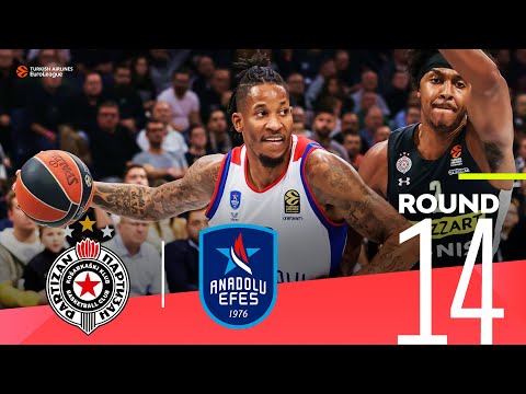 Backourt leads Partizan to beat Efes! | Round 14, Highlights | Turkish Airlines EuroLeague