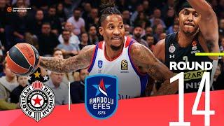 Backourt leads Partizan to beat Efes! | Round 14, Highlights | Turkish Airlines EuroLeague