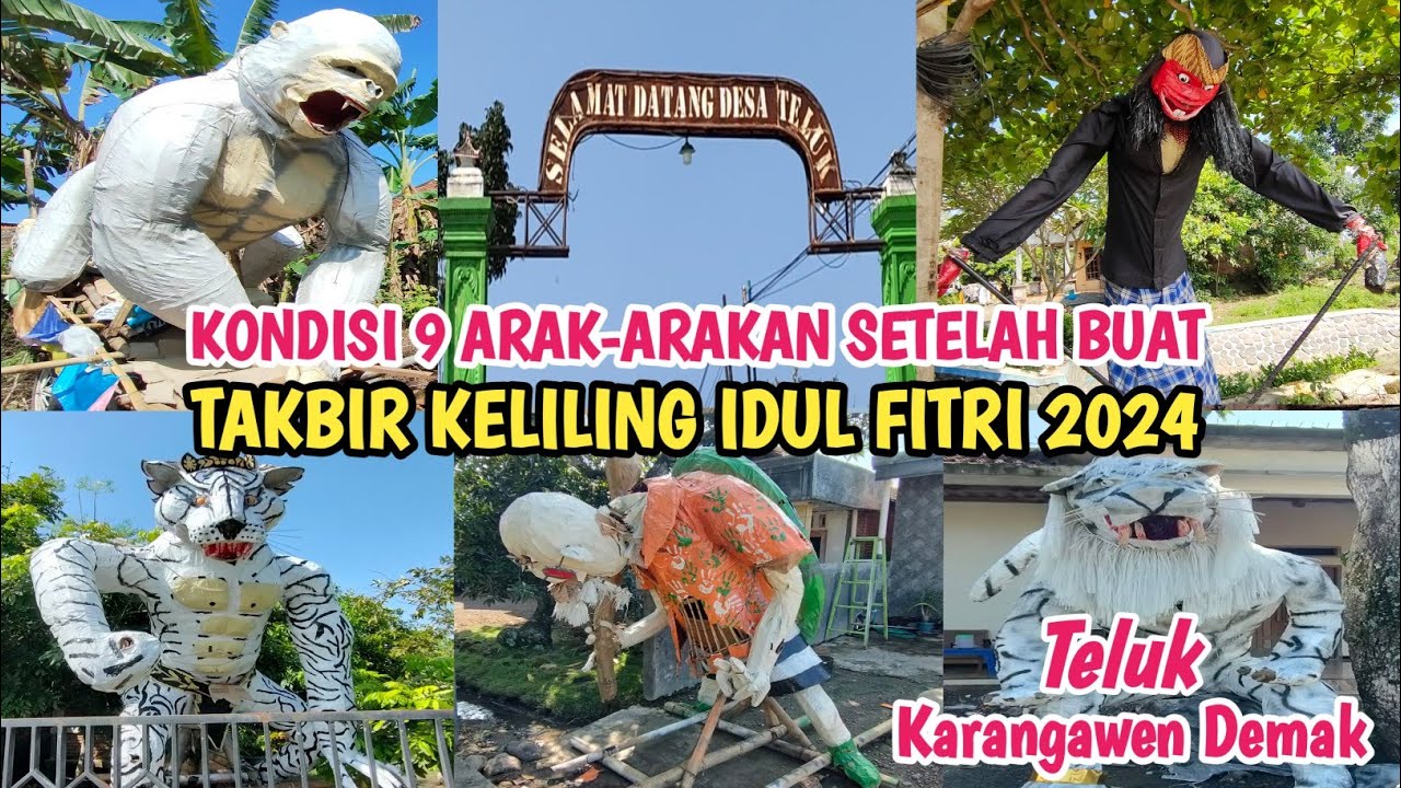 Ada Yang Unik‼️Seperti Inilah Kondisi Arak-arakan Setelah Buat Takbir Keliling Idul Fitri 2024