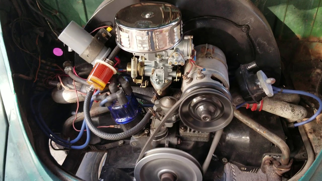 71 VW Super Beetle Runs!!!! - YouTube