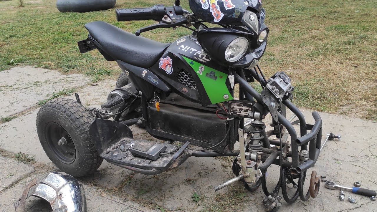 👉Продолжаем усовершенствовать Данику электроквадроцикл ATV 800w ...