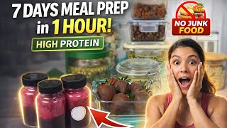 1 Hour Meal Prep for 7 Days | 11 Easy Indian Recipes