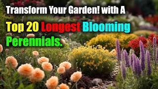 Top 20 Best LONGEST Blooming Perennial Flowers for a Stunning Garden