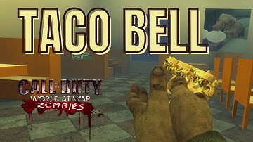 SOLO Contra todos en Taco Bell Zombie Map (WAW Mod Brutal) 😎