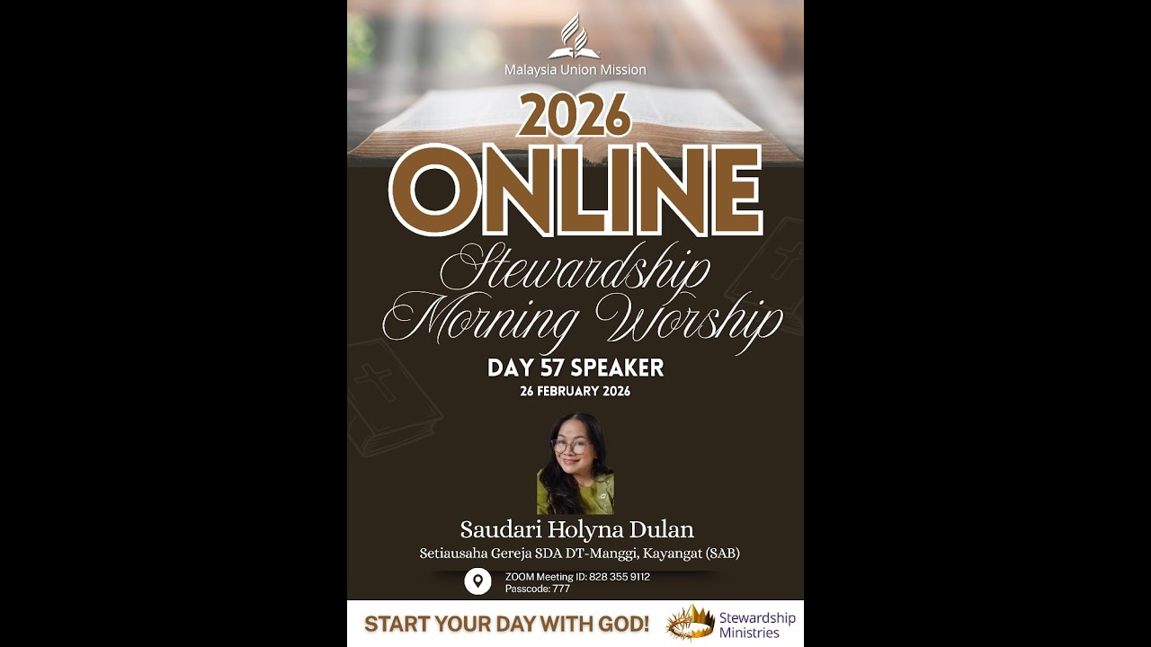 MAUM 2026 ONLINE STEWARDSHIP MORNING WORSHIP | 26 FEB 2026