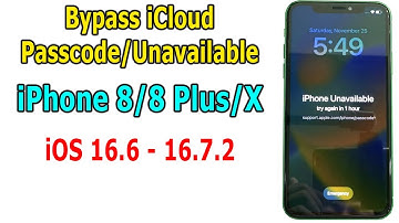 Bypass iCloud iPhone Passcode/Unavailable with SIM iPhone 8/8 PlusX iOS 16.6 – 16.7.2
