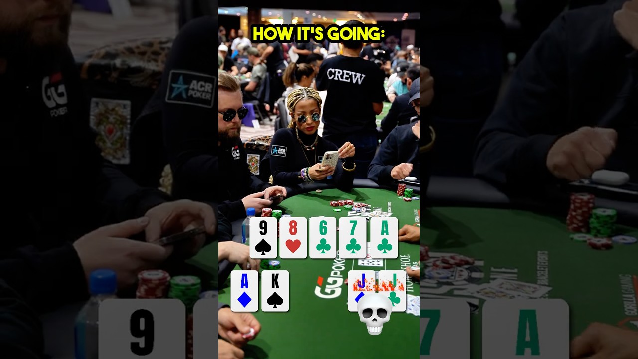 Ebony Kenney Busts Out of the WSOP Main Event 😭💸